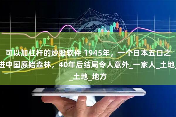 可以加杠杆的炒股软件 1945年，一个日本五口之家逃进中国原始森林，40年后结局令人意外_一家人_土地_地方